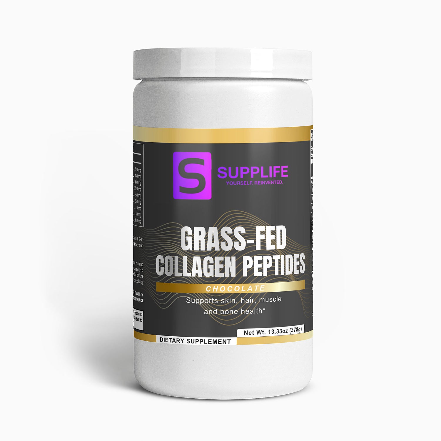 Grass-Fed Collagen Peptides Powder (Chocolate)