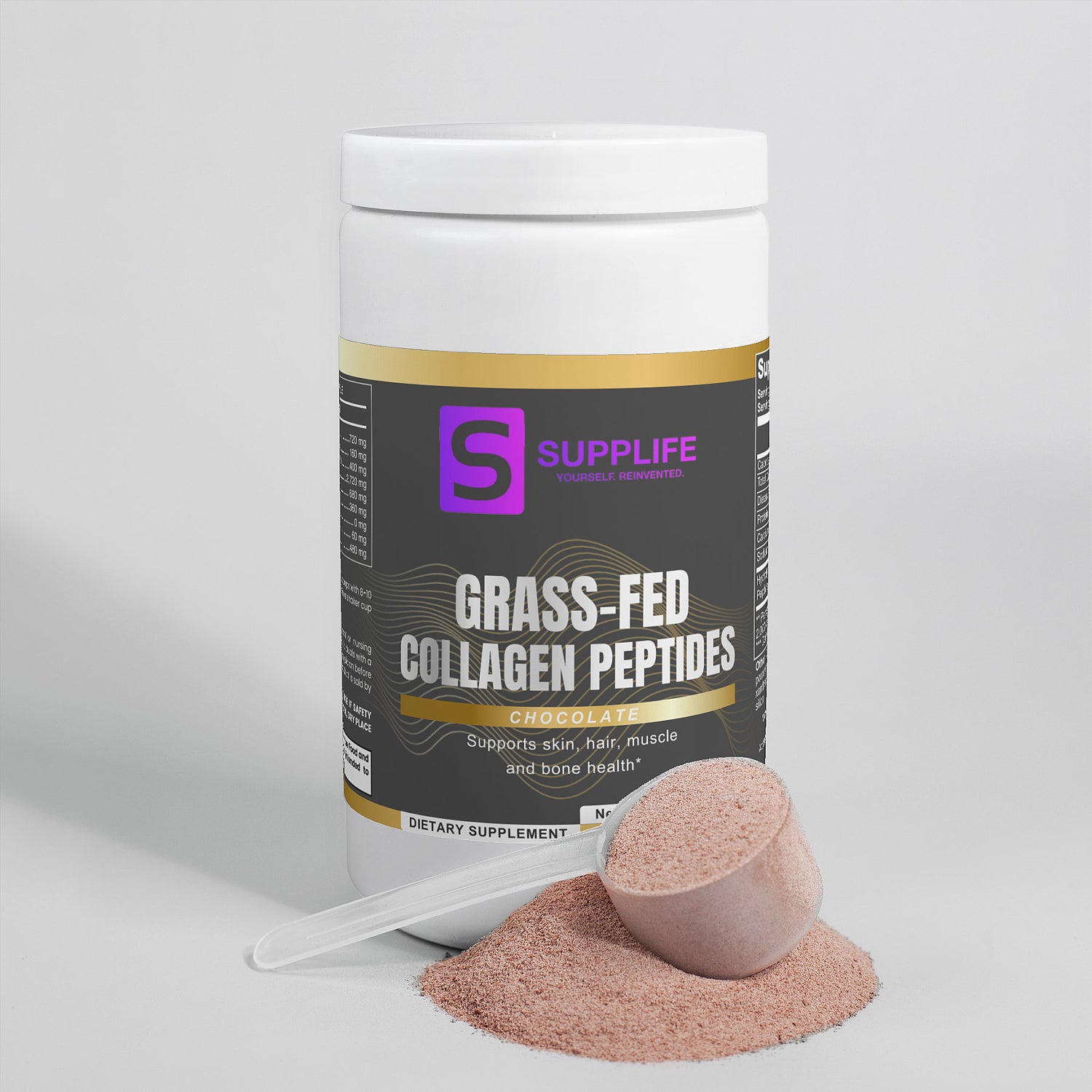 Grass-Fed Collagen Peptides Powder (Chocolate)