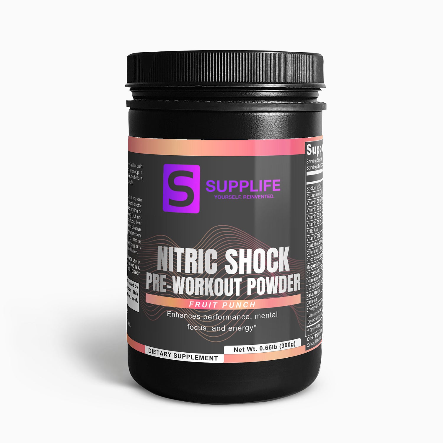 Nitric Shock Pre-Workout Powder (Fruit Punch)