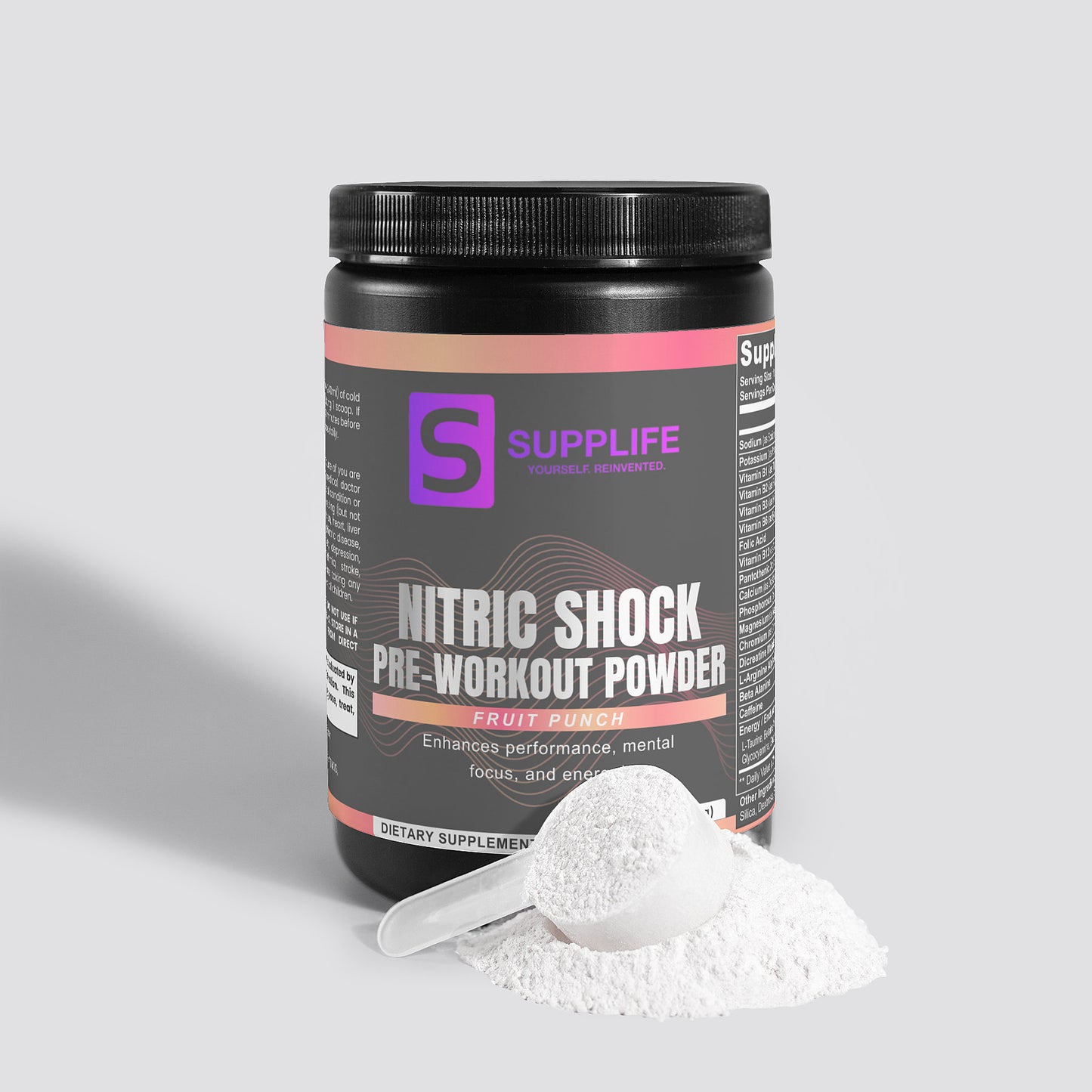 Nitric Shock Pre-Workout Powder (Fruit Punch)